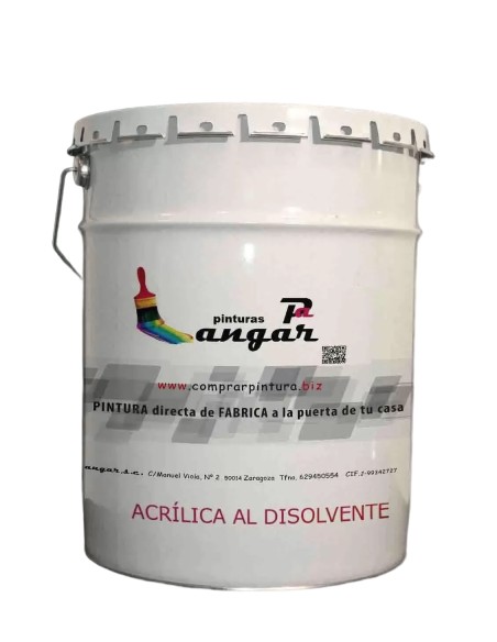 Acrylic soils SATINATED with solvent Painting for out