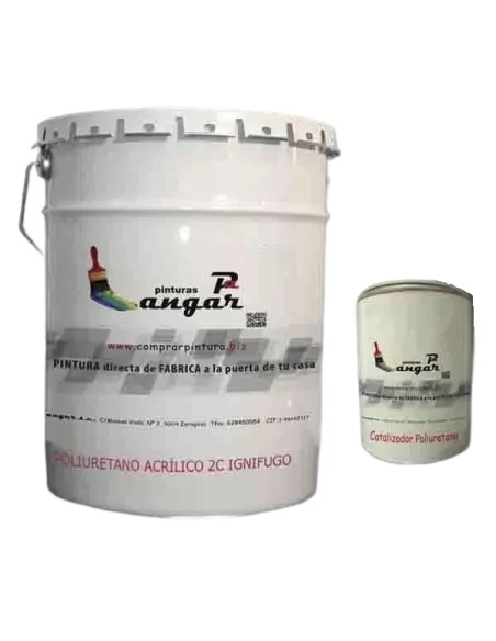 Peinture POLIURETANO Floors (Certificat ignifuge BS2-D0)) peinture IMPERMÉABLE UNE COULEUR