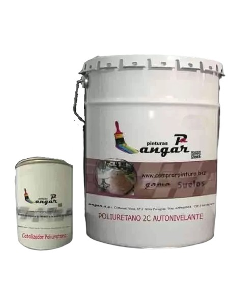 2C auto-niveaux de polyuréthane (élastique) peinture IMPERMÉABLE UNE COULEUR