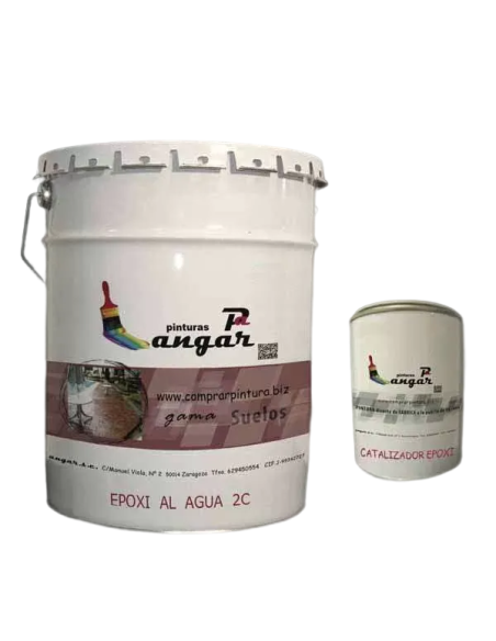 Comprar pintura para dl suelo Epoxi  2 componentes AL AGUA ANGAR