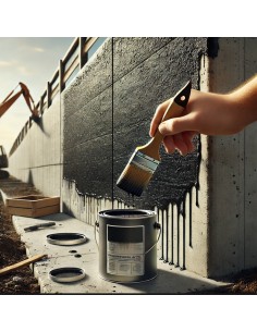 Peinture bitumineuse imperméable