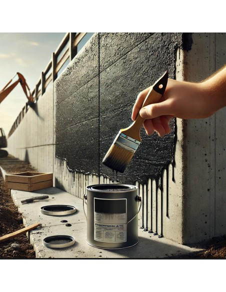 Peinture bitumineuse imperméable